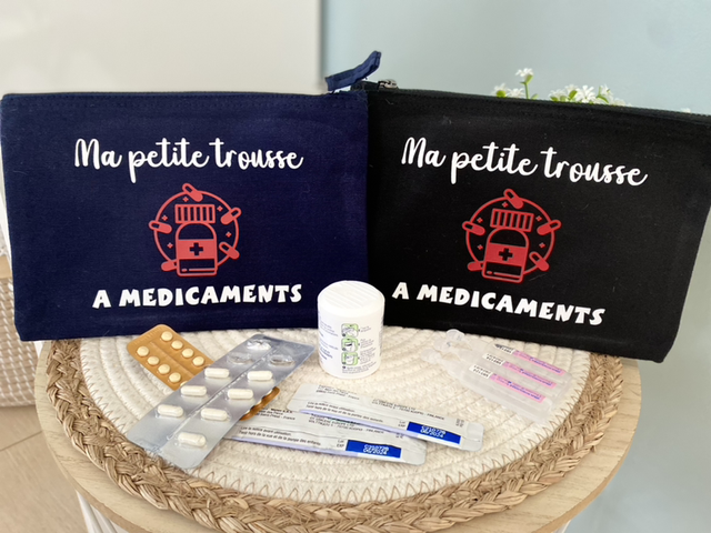 Petite trousse pour médicaments (pour sac à main)