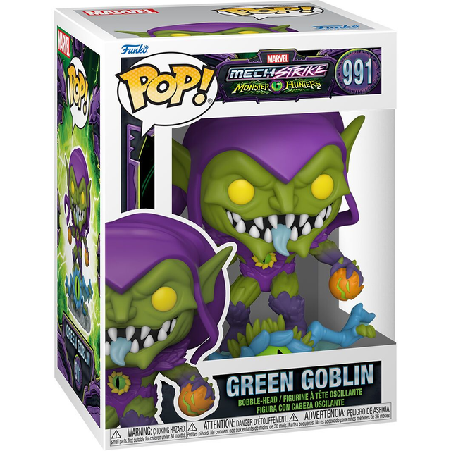 Funko - Marvel Monster Hunters Green Goblin 9 cm POP!
