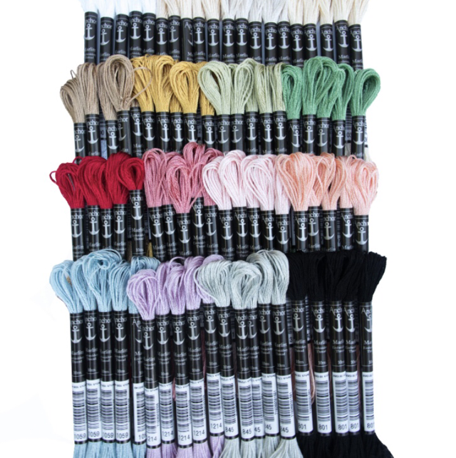 Marlitt: Embroidery Thread 80 skeins x 10m: Skein by Anchor