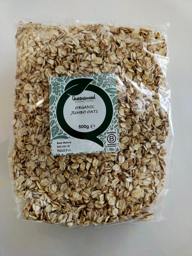 Organic Jumbo Oats  500g 64384