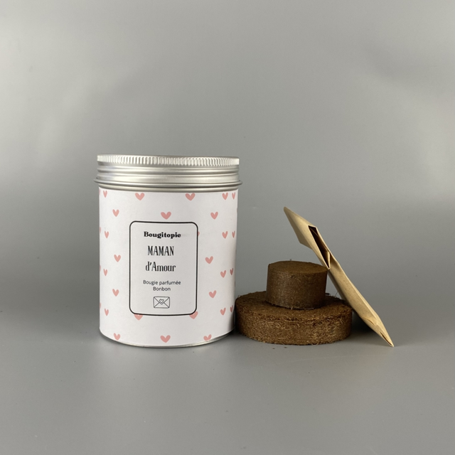 Combo bougie et kit graines à semer - Maman d’amour - Bonbon