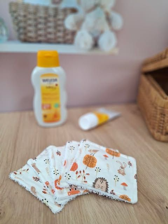 Lingettes lavables - Forêt