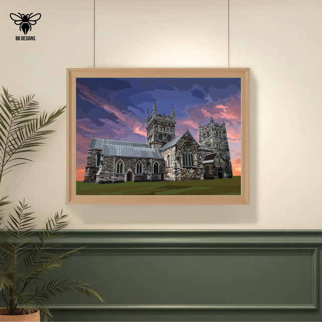 Art Print - Wimborne Minster Church