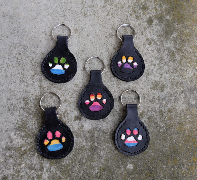 Porte clé Pattoune Chat LBGT+