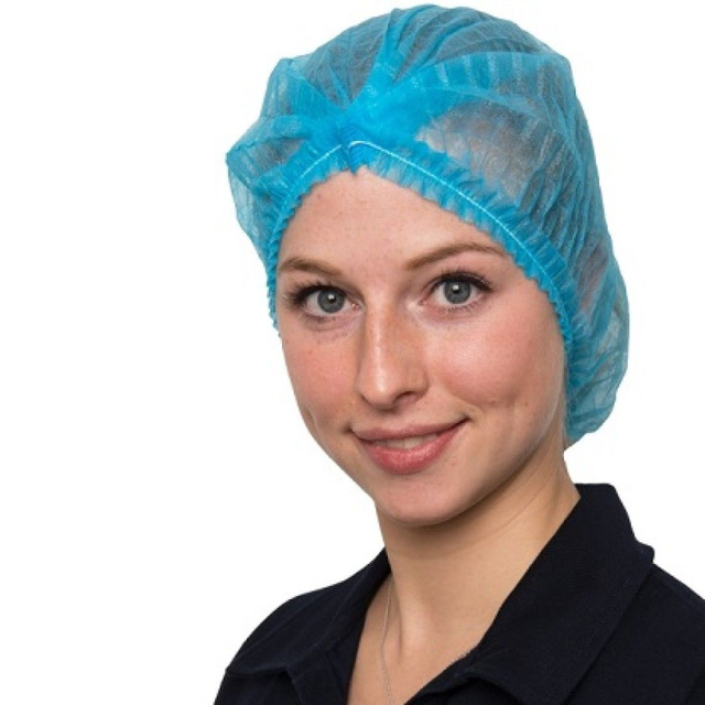 Wegwerp Haarnetje blauw ( 100 stuks )