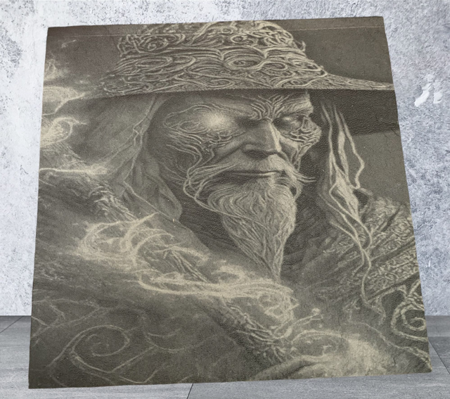 Slate Coaster - Wizard Lightning