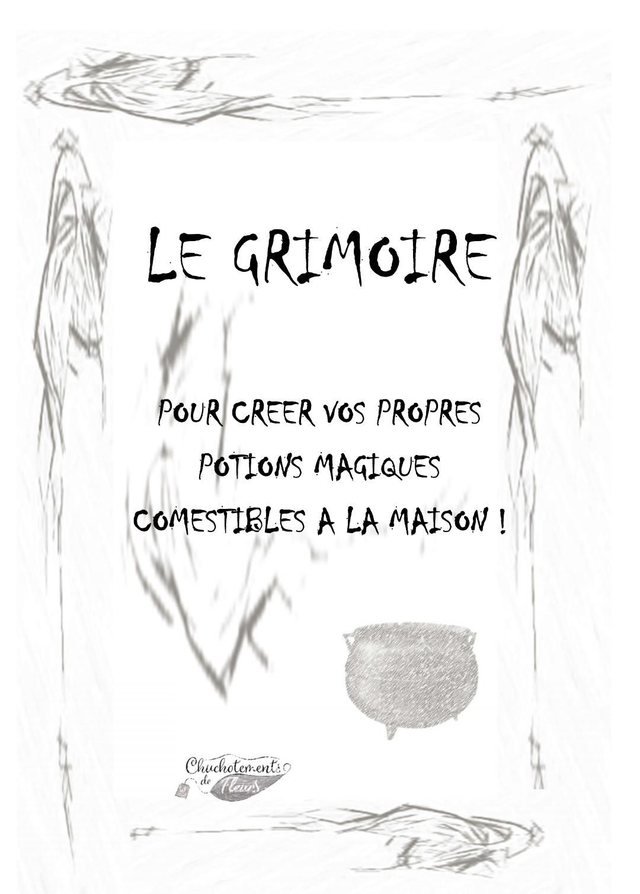 Livre de "potions magiques comestibles" (format pdf)