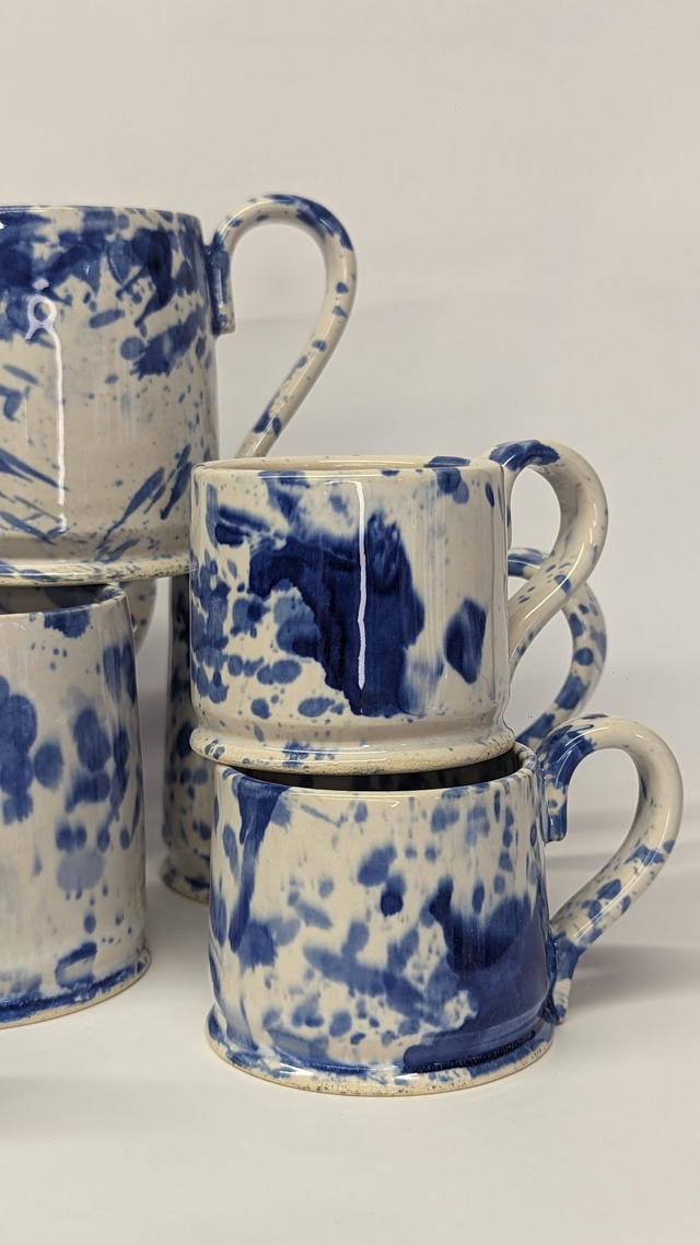 Mugs - Blue Splash