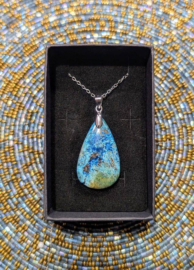 Pendentif Chrysocolle 