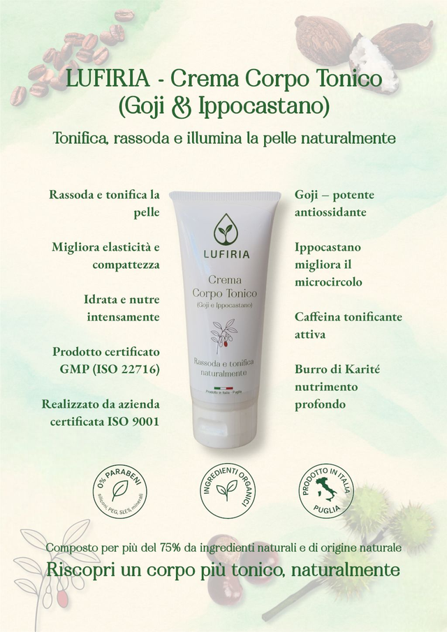 Crema Corpo Tonico (Goji e Ippocastano) 100 ml