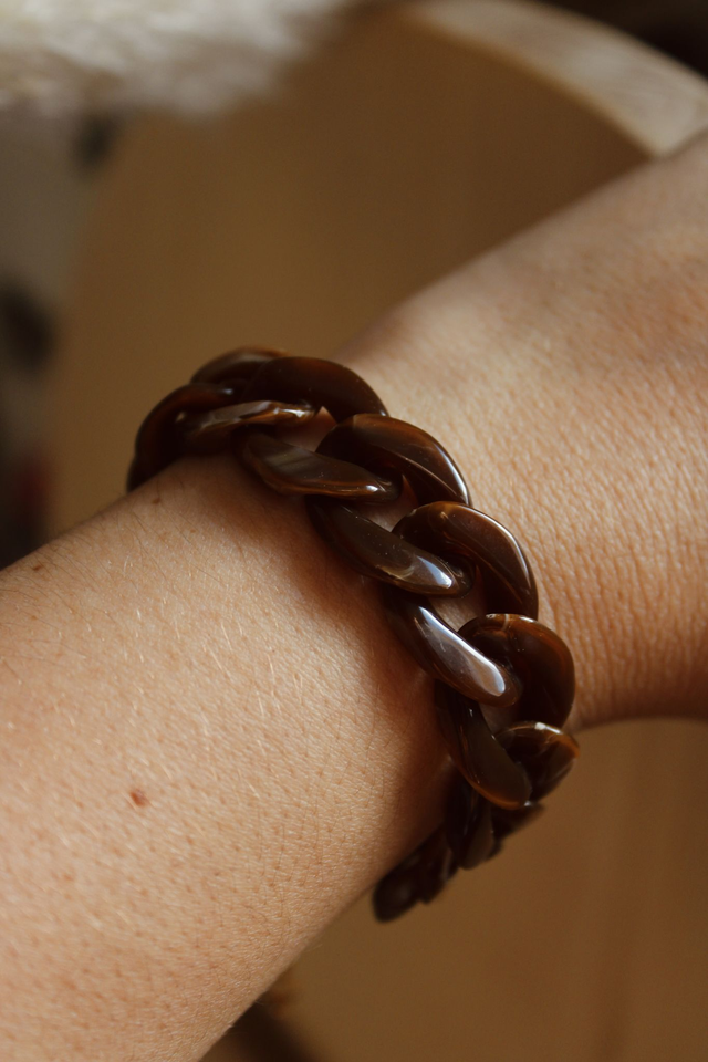 Bracelet chocolat - maxi 