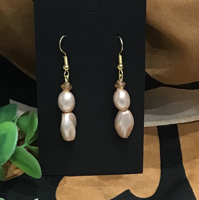 Pink Dangling Earrings- PDE48