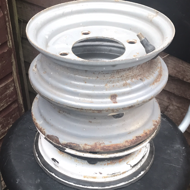 Trailer Wheels Rims x 3 - 2.50 x 8 - M63B