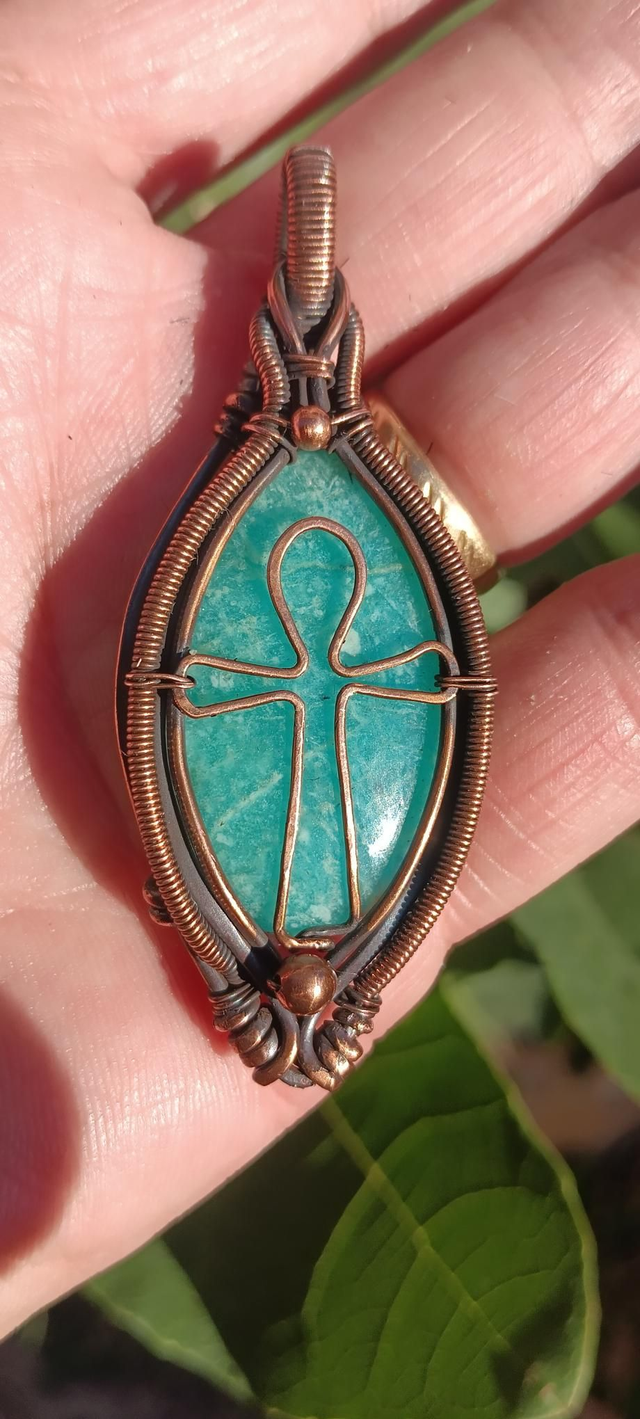 Pendentif amazonite 