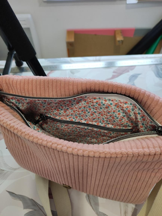 Sac à main MEL vieux rose