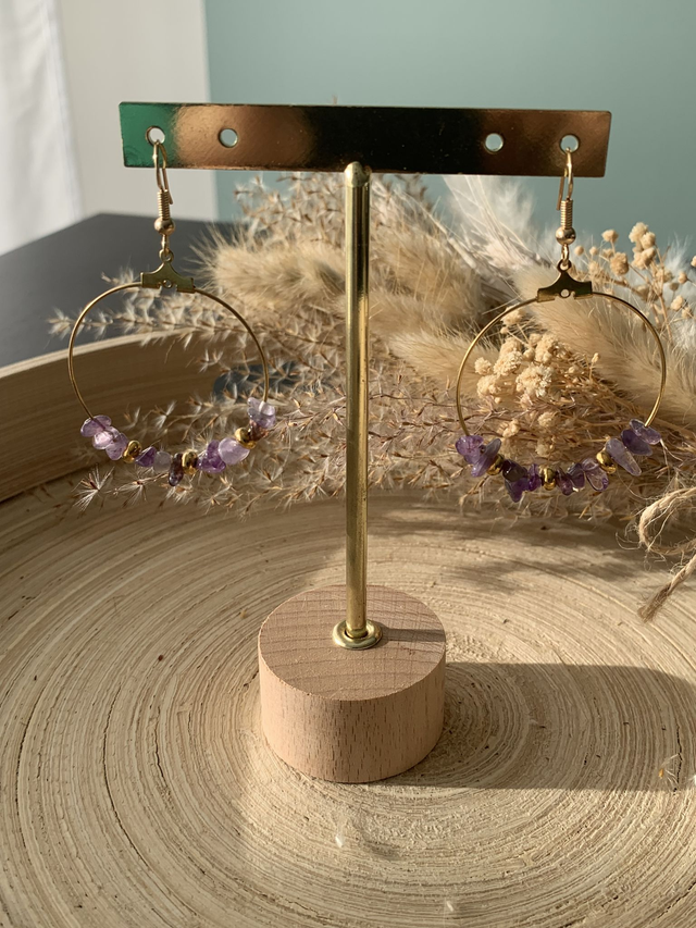 Créoles Eclora Améthyste