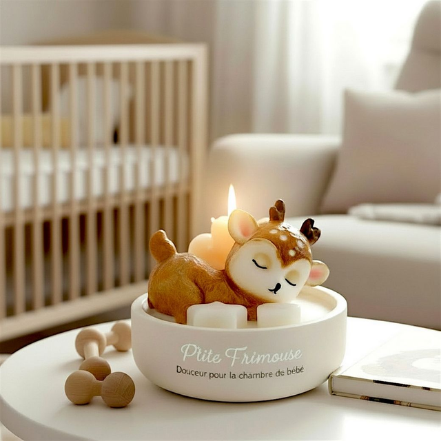 Bougie biche parfumée artisanale