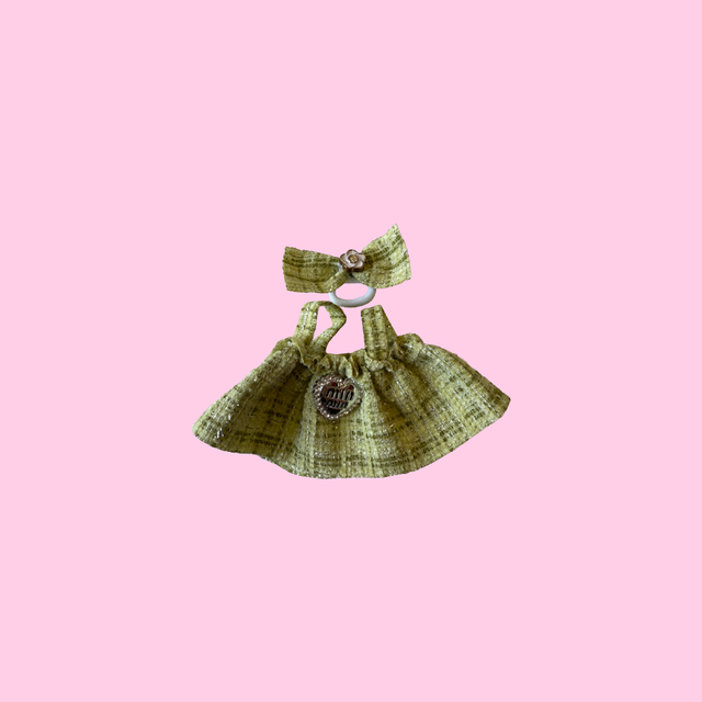 17cm Doll Costume (Green Princess Dress)