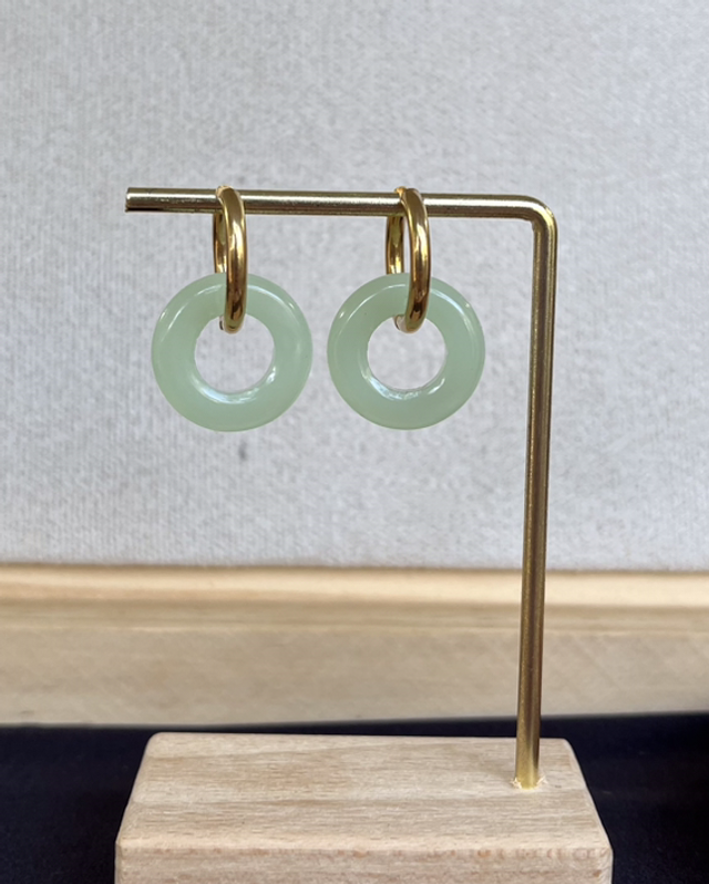 Boucle d’oreilles Créole Aventurine 