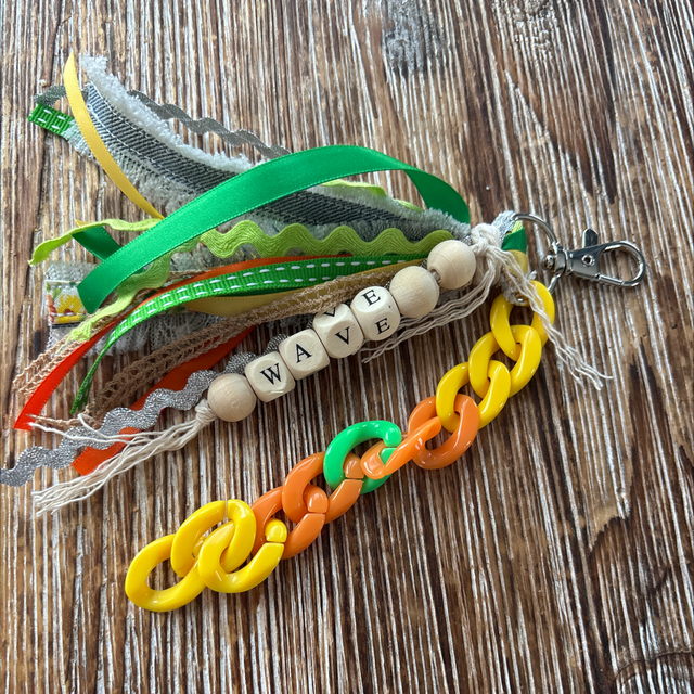 Gri-gri de sac WAVE vert/jaune/orange