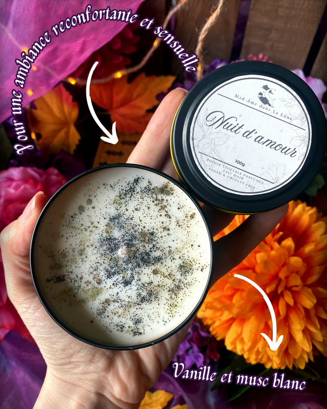 Bougie parfumée Nuit d'amour