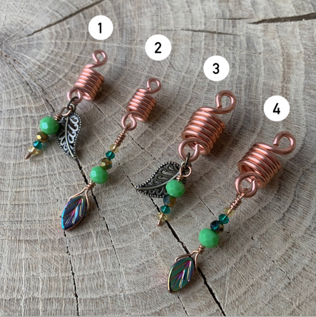 Braderie des Fées - Perles pour Dreads Vert