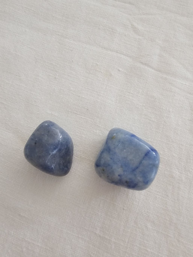 pierre roulé aventurine bleu 