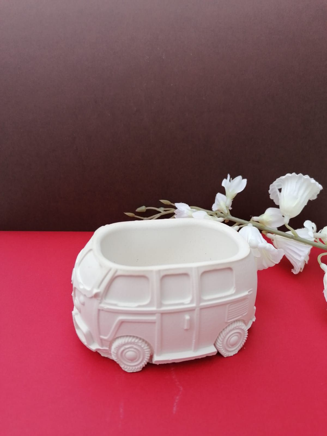 Plâtre - Marcel – Cache-pot Van Vintage
