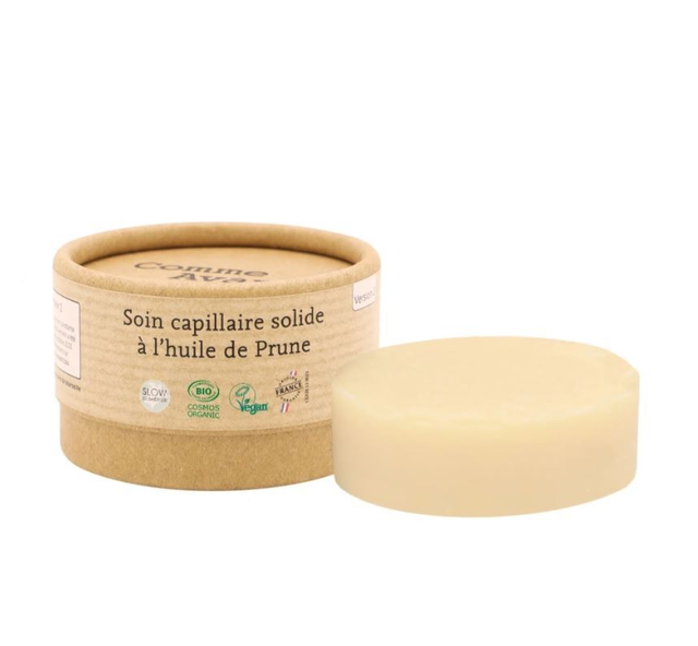 Soin capillaire solide à l'huile de prune Comme avant