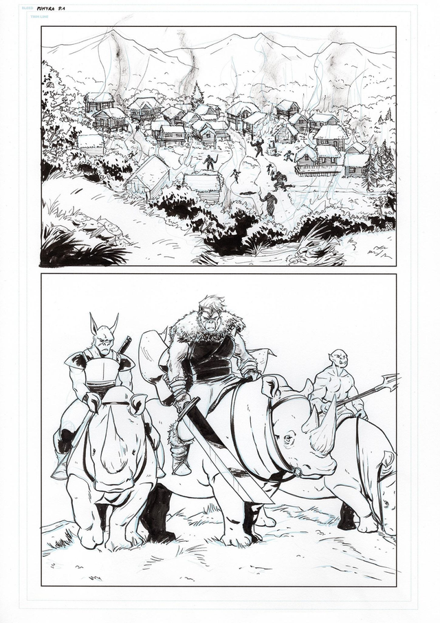 09/2025 - ThunderCats : Pumyra #1 Page 01 - ORIGINAL, A3 (11.7x16.5)