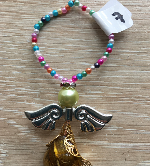 Heart Angel (7) - Gold with Lemon Head