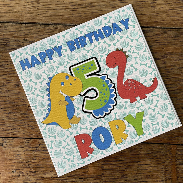 Dinosaur Happy Birthday