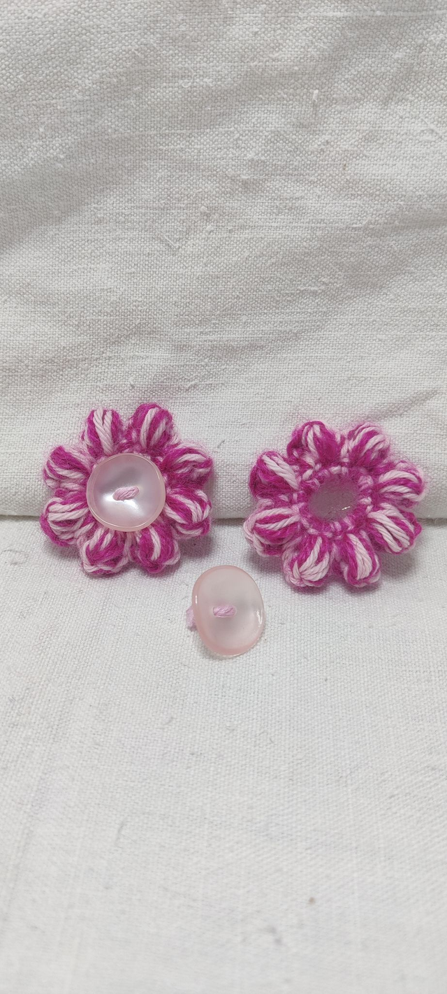 Petits Pas Fleuris Art Déco Rose Poudré