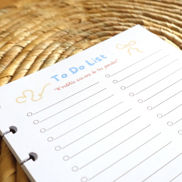 Recharge 50 To Do List + Recharge bougie (en option)