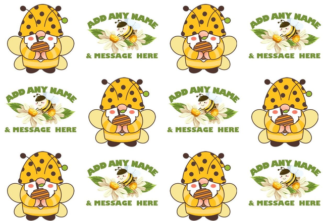 Gnome M Personalised Gift Wrap Wrapping Paper Any Occasion