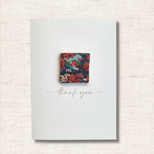 Robin Thank You Card