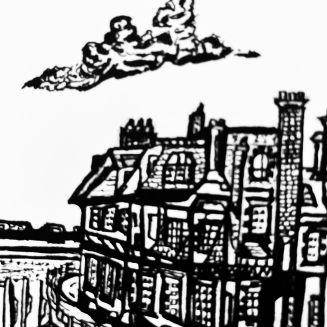 Blakeney Quay Pen & Ink Giclee Print