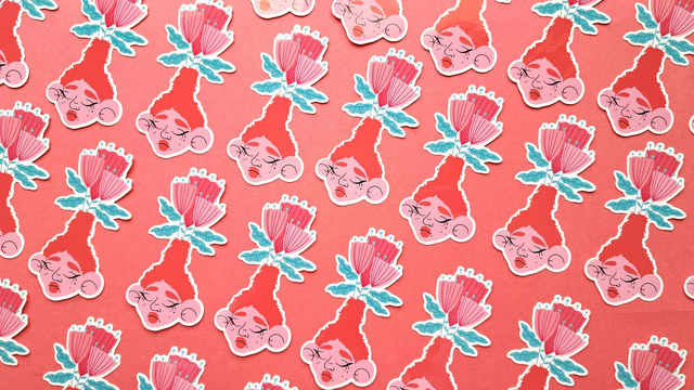 "Jarrón" | Pegatina