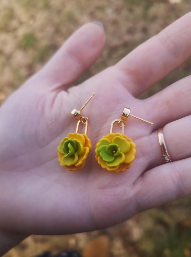 Collection Florale Vent d'automne - Boucles d'oreilles Lyna