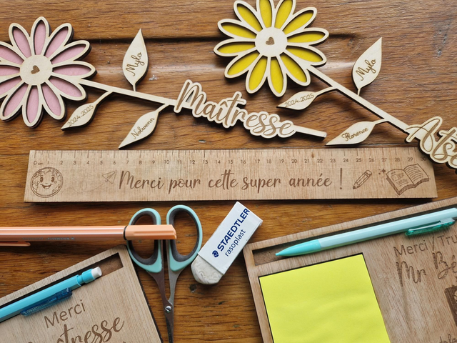 Fleurs maîtresse, atsem,...