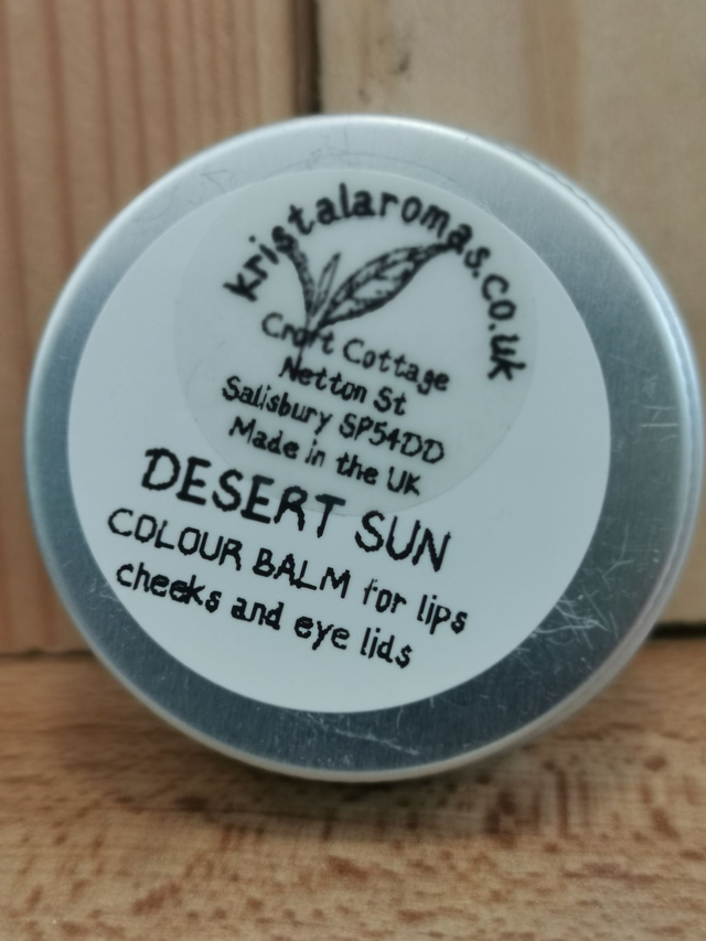 Colour Balm Desert Sun (for lips, cheeks and eye lids)  10g WITH FREE BRUSH 