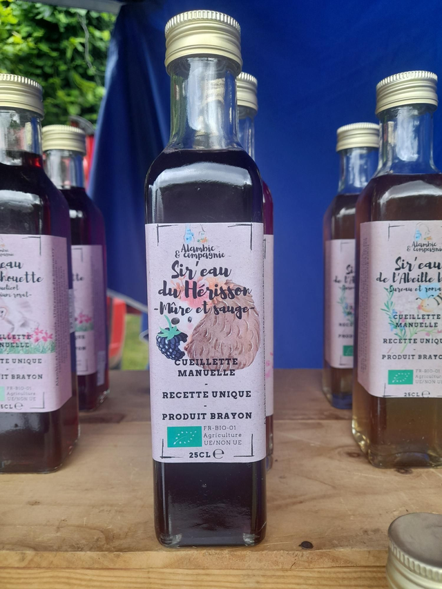 Sir'eau de l'Herisson (mûre et sauge)