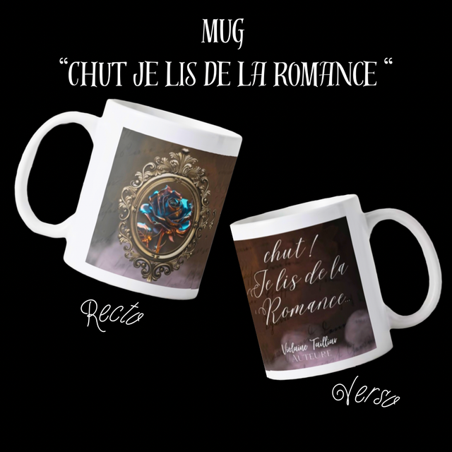Mug Chut je lis de la romance