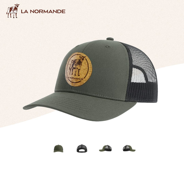 Casquette trucker recyclée vache Normande