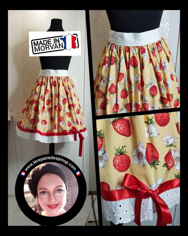 Jupe Modèle Strawberry T44
