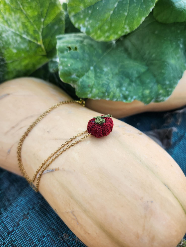 Collier Citrouille