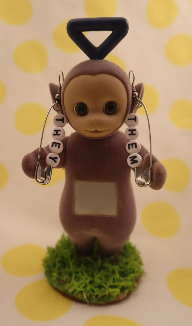 Paire de Boucles d'Oreilles they/them