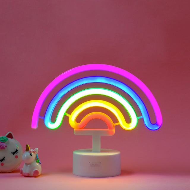 Lampada Led Effetto Neon Rainbow - It&#039;s a Sign   