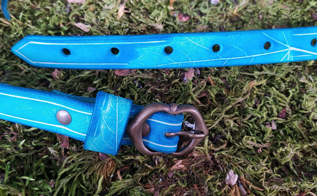 Sac- taille S- Feuille d'érable turquoise