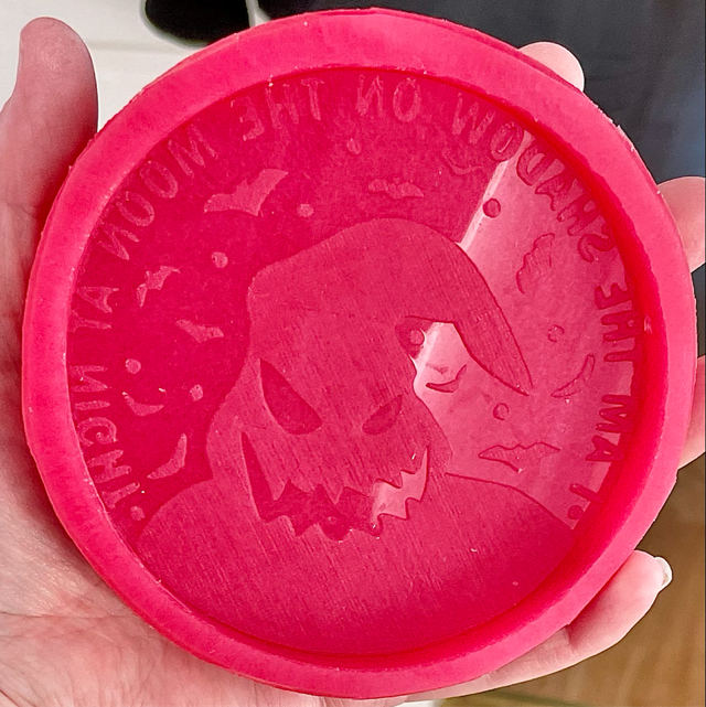 Nightmare Before Christmas Round Silicone Mould 